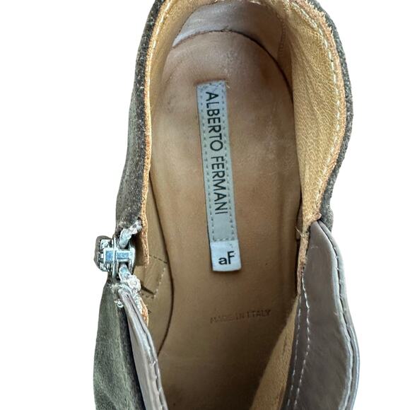 Alberto Fermani Brown Suede Ankle Boots – Made in Italy – Size 37.5 - Picture 8 of 10